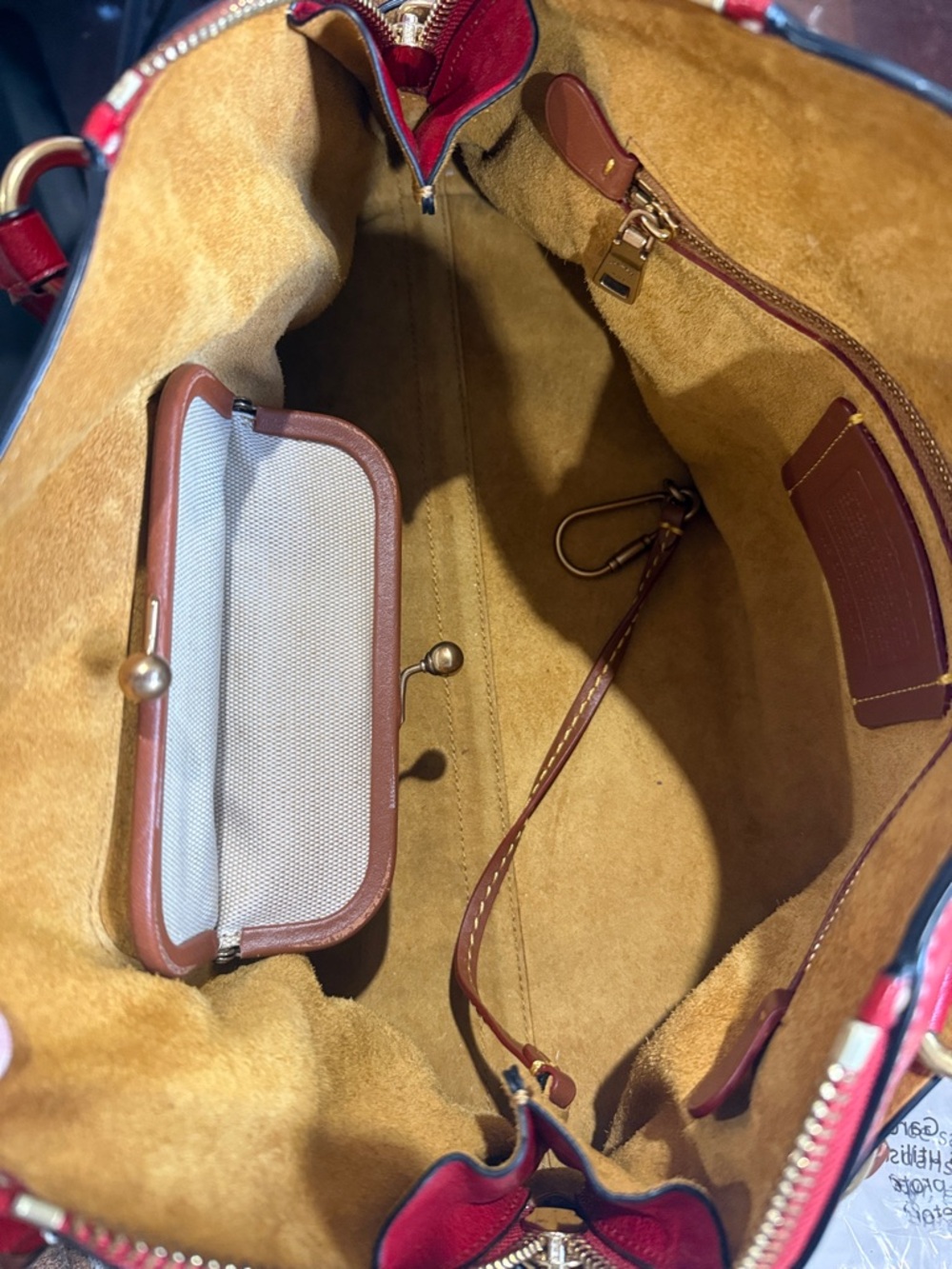 COACH 1941 Outlaw Satchel 36 Red leather
Bag satchel Handbag . - Picture 11 of 11